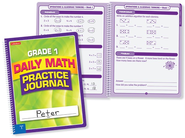 Lakeshore Daily Math Practice Journal, Grade 1