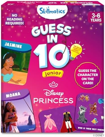 Skillmatics Guess in 10 Disney Princess card game